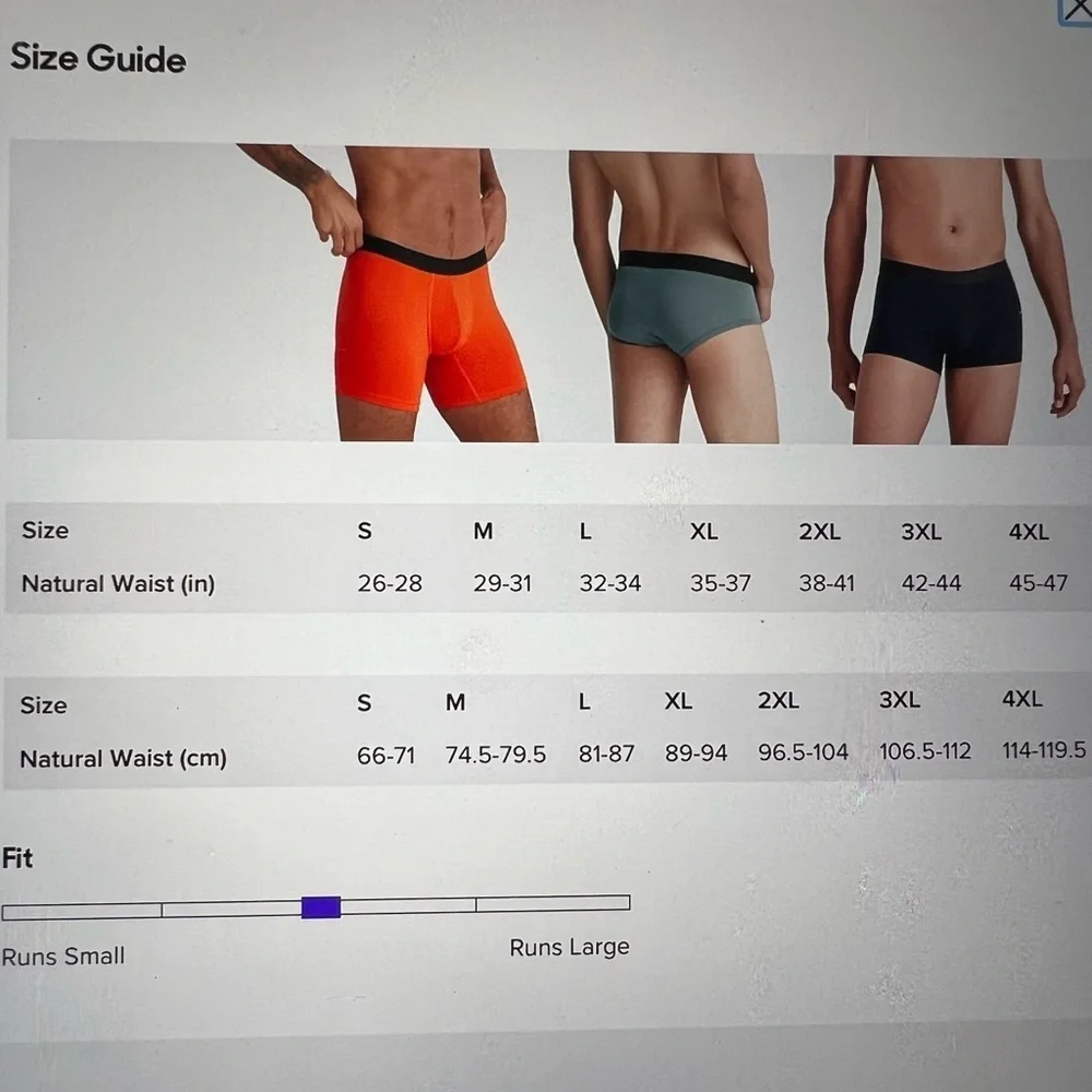 💚Me Undies Men's Boxer Briefs Size M Nwot
